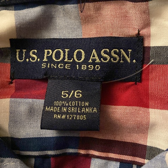 Boys Cotton Plaid Button up Shirt - Picture 3 of 3